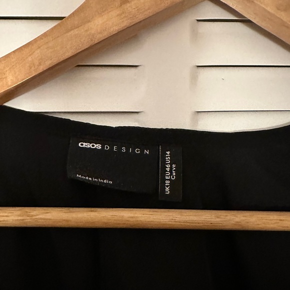 ASOS BLACK WRAP DRESS! - Picture 2 of 2